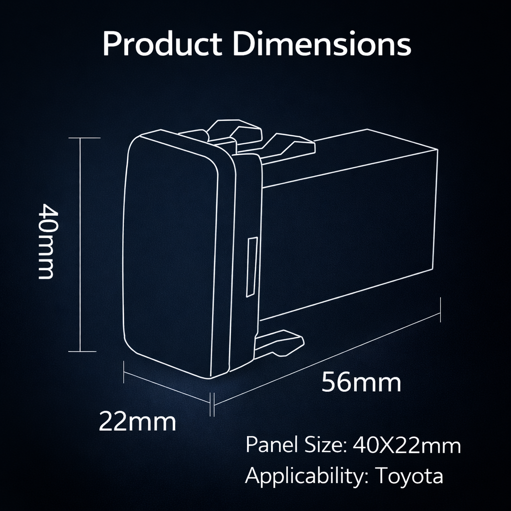 130W Toyota Custom Fit Car Charger | 100W Type-C + 30W USB Fast Charging