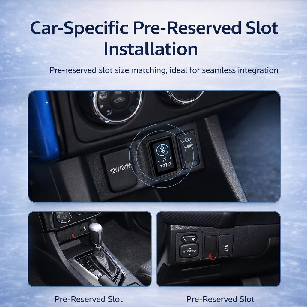 A Bluetooth music receiver / MP3 player specially designed for Toyota automobiles