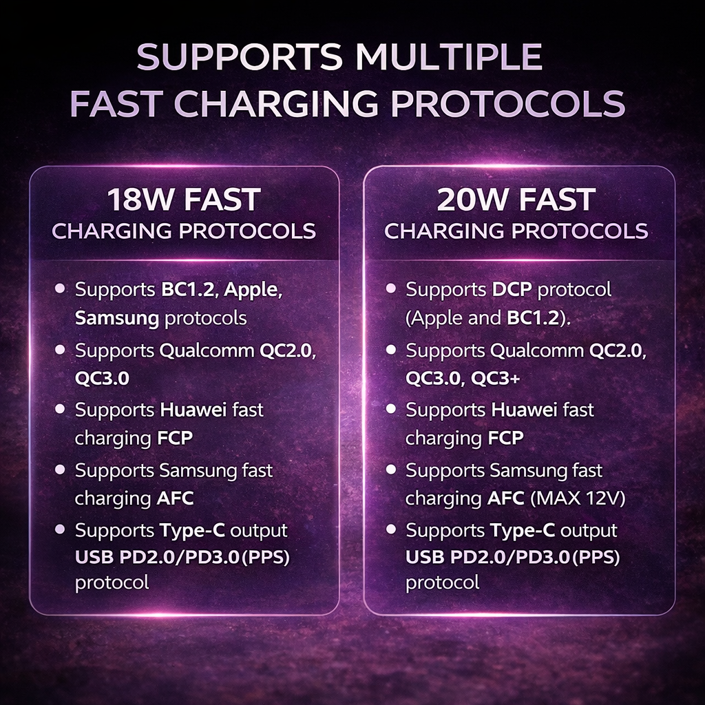 Compatible with multiple Mitsubishi car models| 18W Type-C + 20W USB Fast Charging
