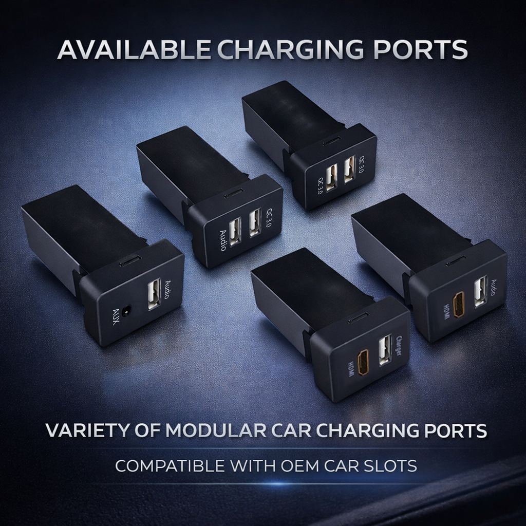 Toyota Corolla Special Vehicle Car Charger HDMI Audio | Multiple functional interfaces are available for selection.