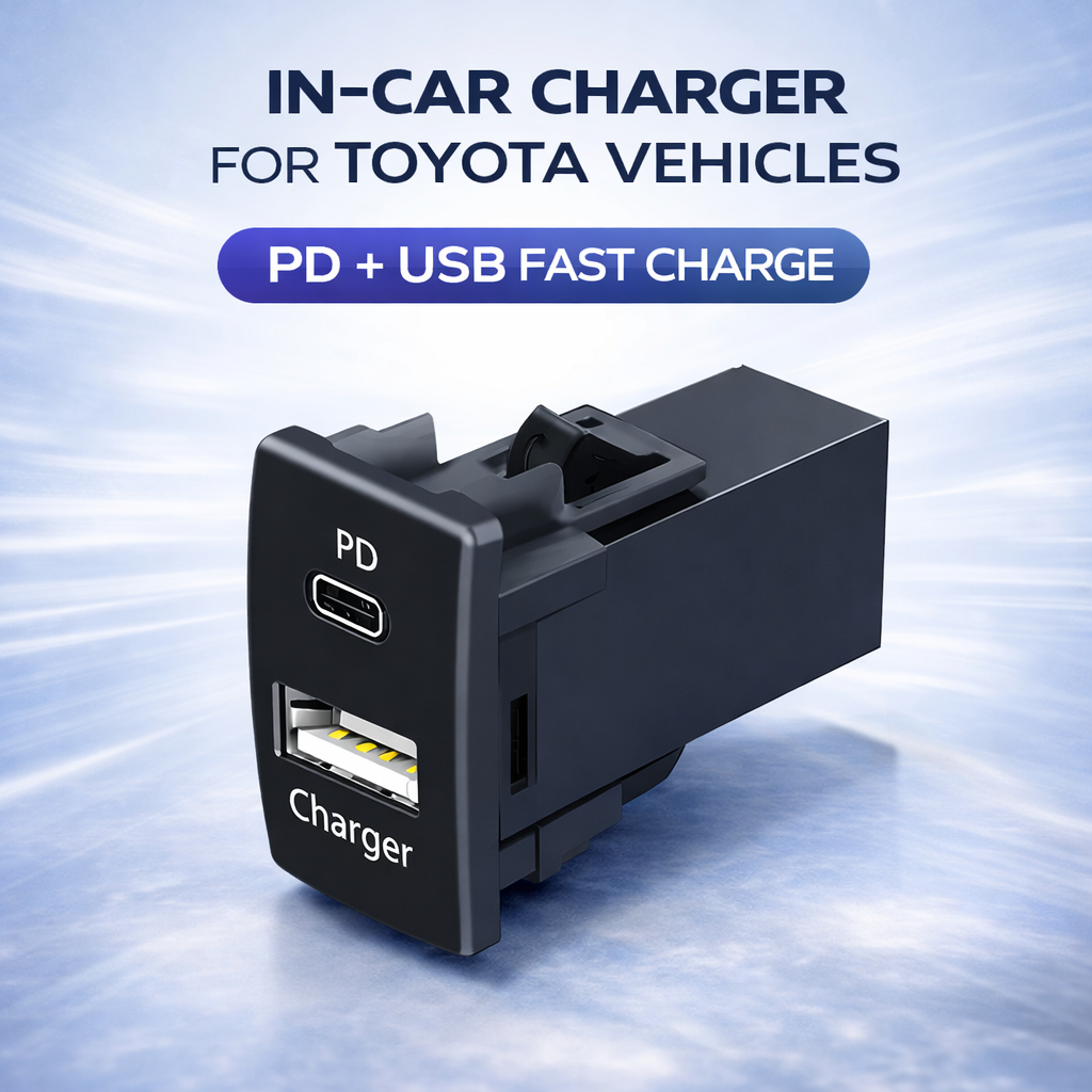 Honda PD USB Car Charger | OEM Dashboard Fast Charging Module (Type-C + USB-A)