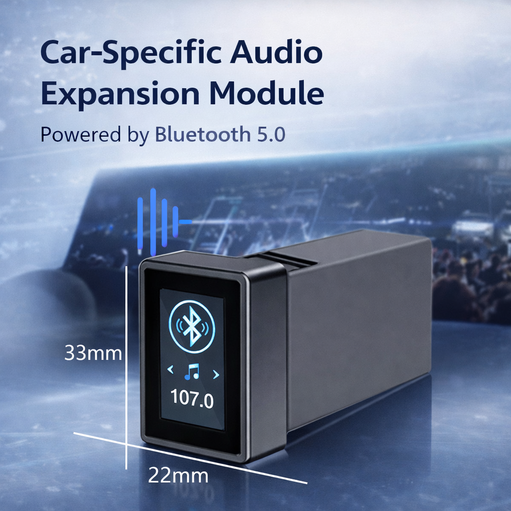 A Bluetooth music receiver / MP3 player specially designed for Toyota automobiles