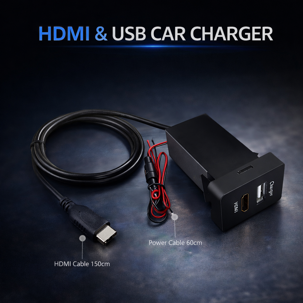 Toyota Corolla Special Vehicle Car Charger HDMI Audio | Multiple functional interfaces are available for selection.